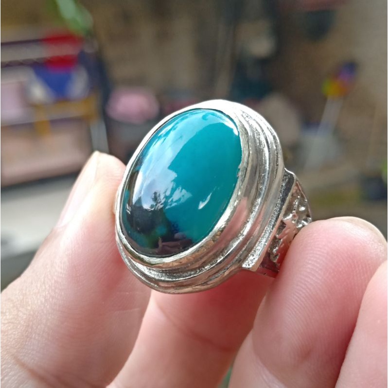 Natural Bacan Majiko Bluish Coklat / Original bacan stone
