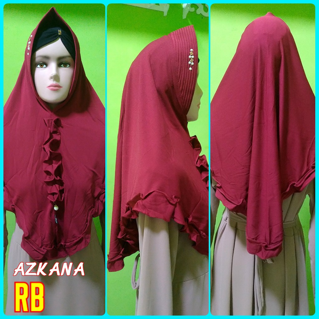 Jilbab hijab kerudung instan ori Azkana RB