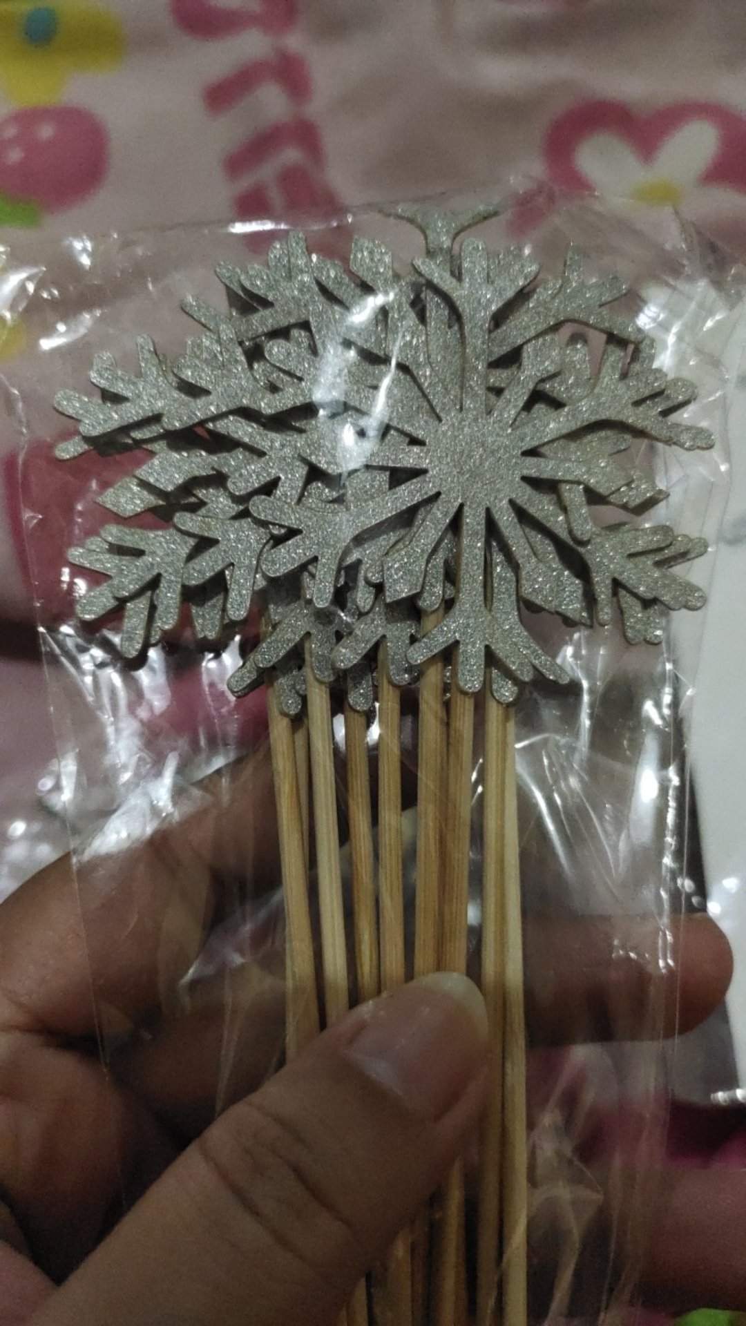 Topper Kue Tema Elsa Frozen Bahan Akrilik Untuk Dekorasi Pesta Natal