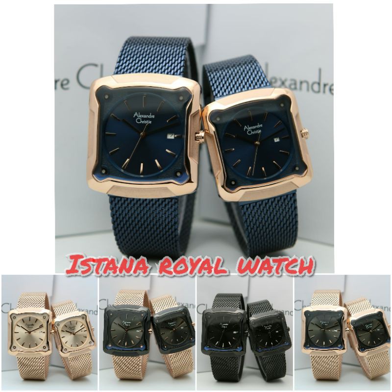[BEST SELLER✔]JAM TANGAN COUPLE ALEXANDRE CHRISTIE AC3030 / AC 3030 ORIGINAL GARANSI RESMI 1TAHUN