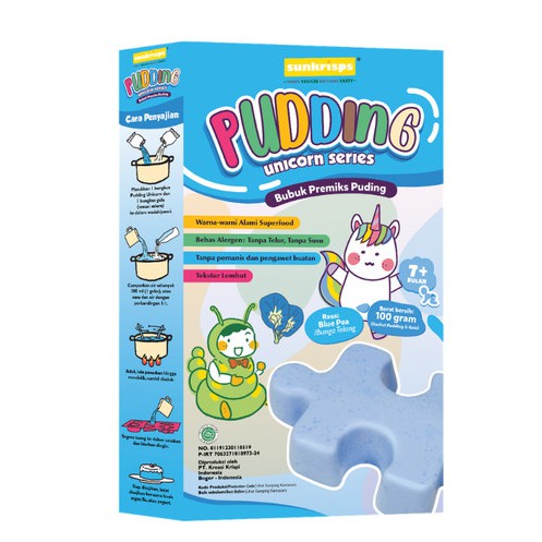

Sunkrisps - Pudding Bubuk Premiks Blue Pea - 100gr