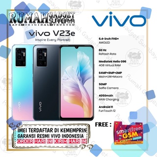 Vivo V23e 8GB 128GB Extendet Ram 4GB NFC 50MP Eye Autofocus Original Bergaransi Resmi Vivo Indonesia