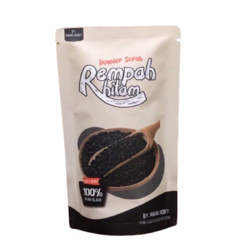 Masker Lulur rempah hitam REMPAH HITAM FACE &amp; BODY by. Mama rezky 100gr Bedda Lotong Bedaalotong