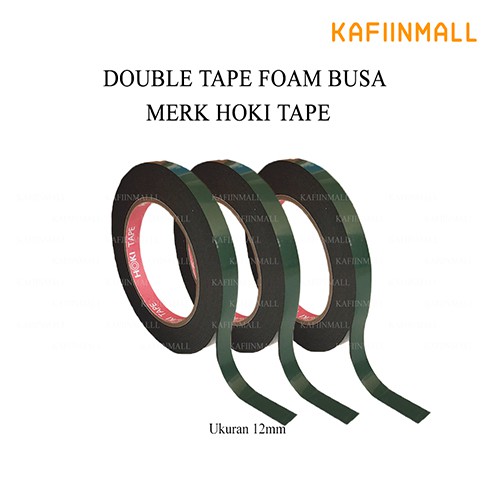 Double Tape Busah 888 tape 12mmx5m 24mmx5m  full /Isolasi Double Tape Foam