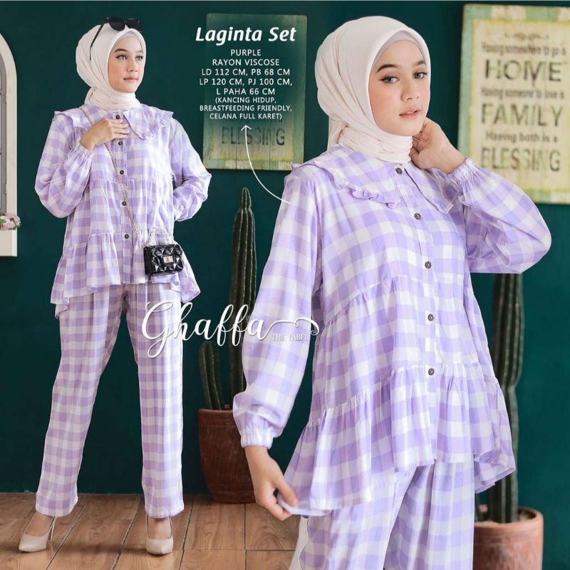 Laginta Set (RAYON VISCOSE) LD ±114cm //JF753