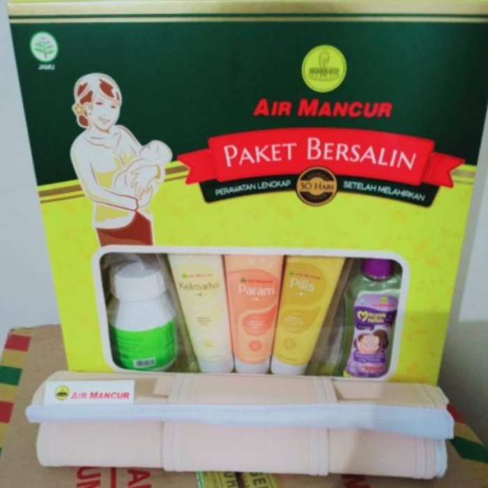Jamu Bersalin Modern Air Mancur Paket Premium Bonus Korset