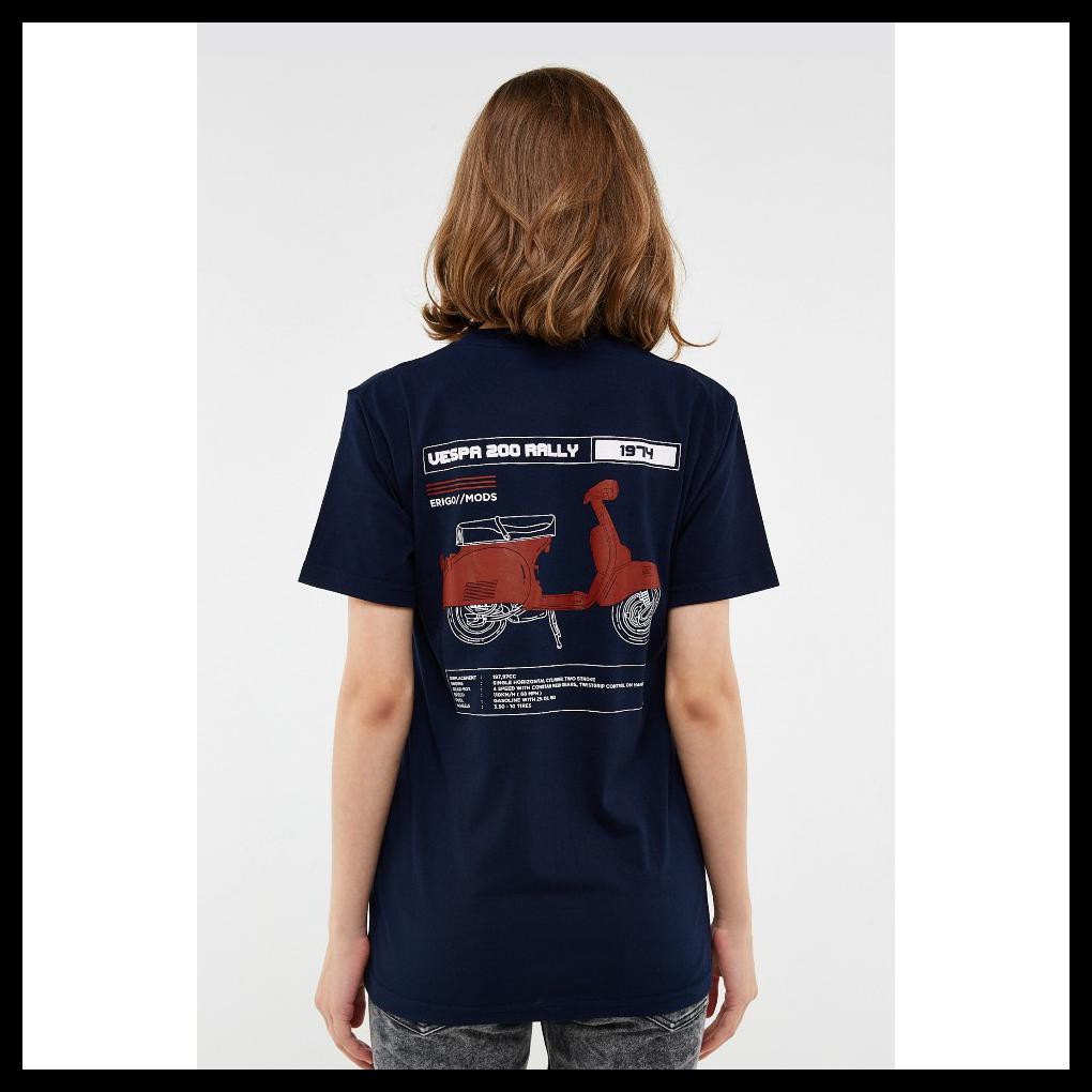 Erigo T-Shirt Vespa 200 Rally Navy