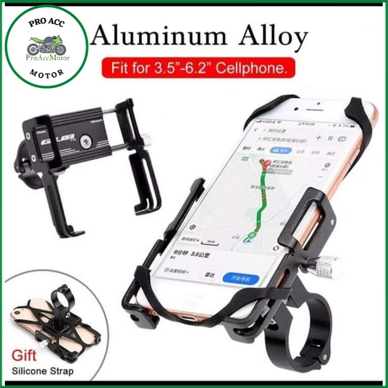 GUB P10 HOLDER PHONE / breket holder HP / HANDPHONE / GPS motor ADV150 PCX VIXION BEATSTREET DLL (COD)