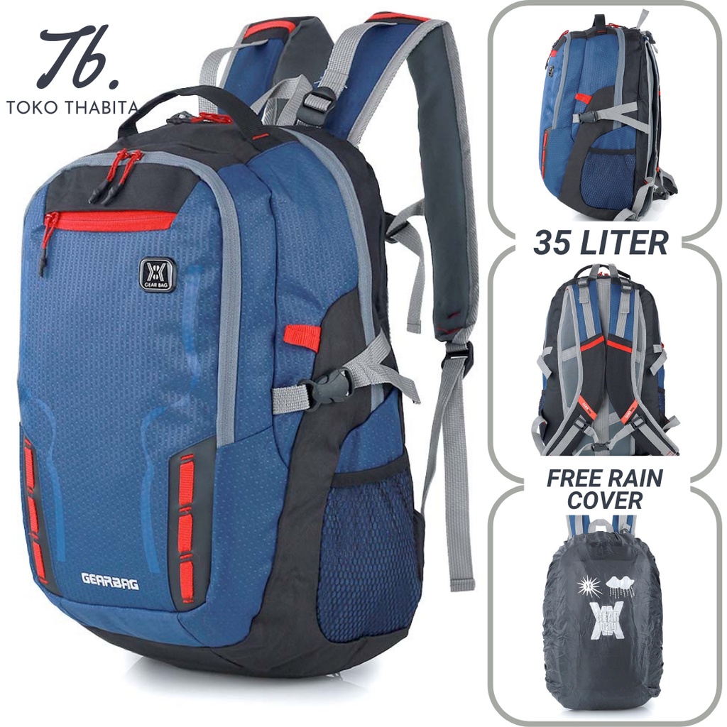 Tas Punggung Outdoor Ransel Pria GearBag Semi Carier 35 Liter Cordura Carrier Backpack Keril Daypack