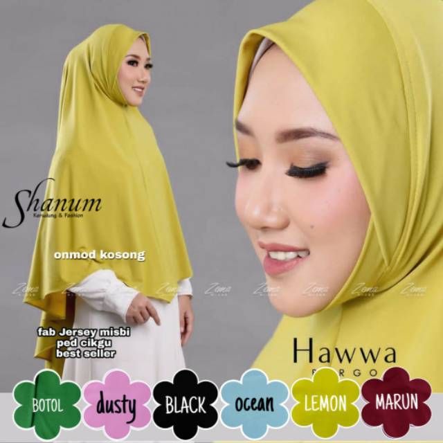 Hawwa bergo by shanum