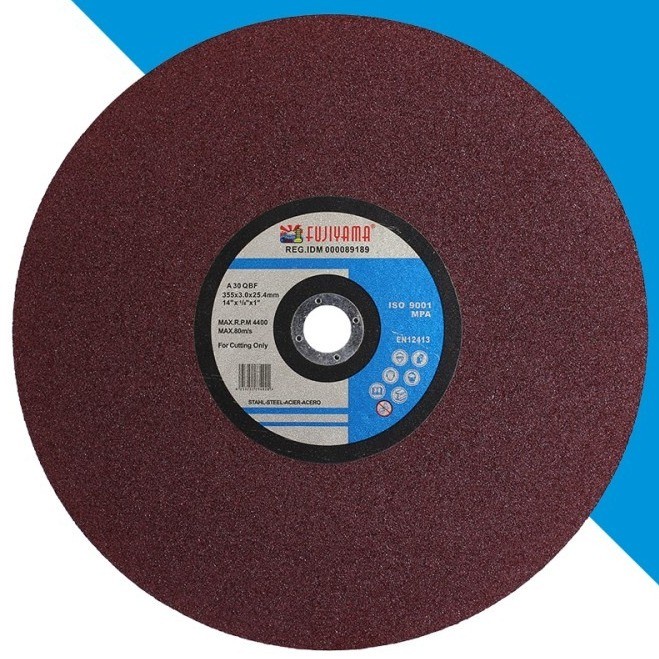 Fujiyama Cutting Wheel 355x3x25.4mm Red Mata Potong Gerinda New