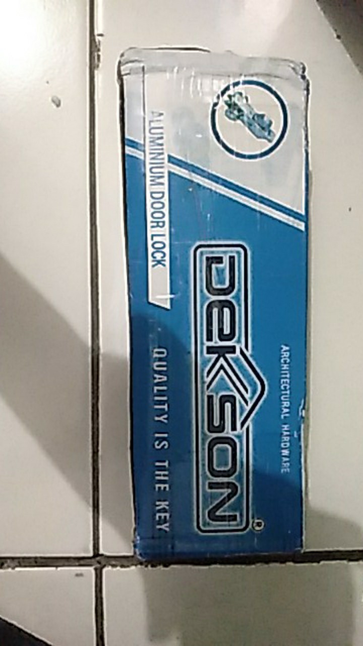 Aluminium Door Lock Kc 8128 Pendek/panjang Dekkson Kunci Pintu Swing Aluminium Kc-8128 Dekson