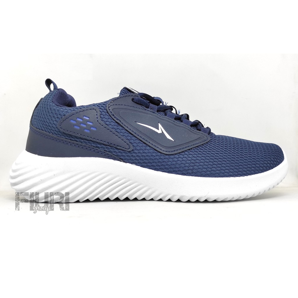 FIURI - Ando Original - ZIKO 39-43 Biru - Sepatu Kets Pria - Sepatu Sneakers Pria - Sepatu Olahraga Sport Pria - Sepatu Casual - Sepatu Jogging Lari Fitness Gym Senam Pria - Sepatu Sekolah Bertali SD SMP SMA - Fiuri