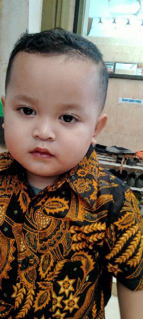 Batik Couple Keluarga Sania Ruffle Ori Ndoro Jowi Dnt Motif Manggar