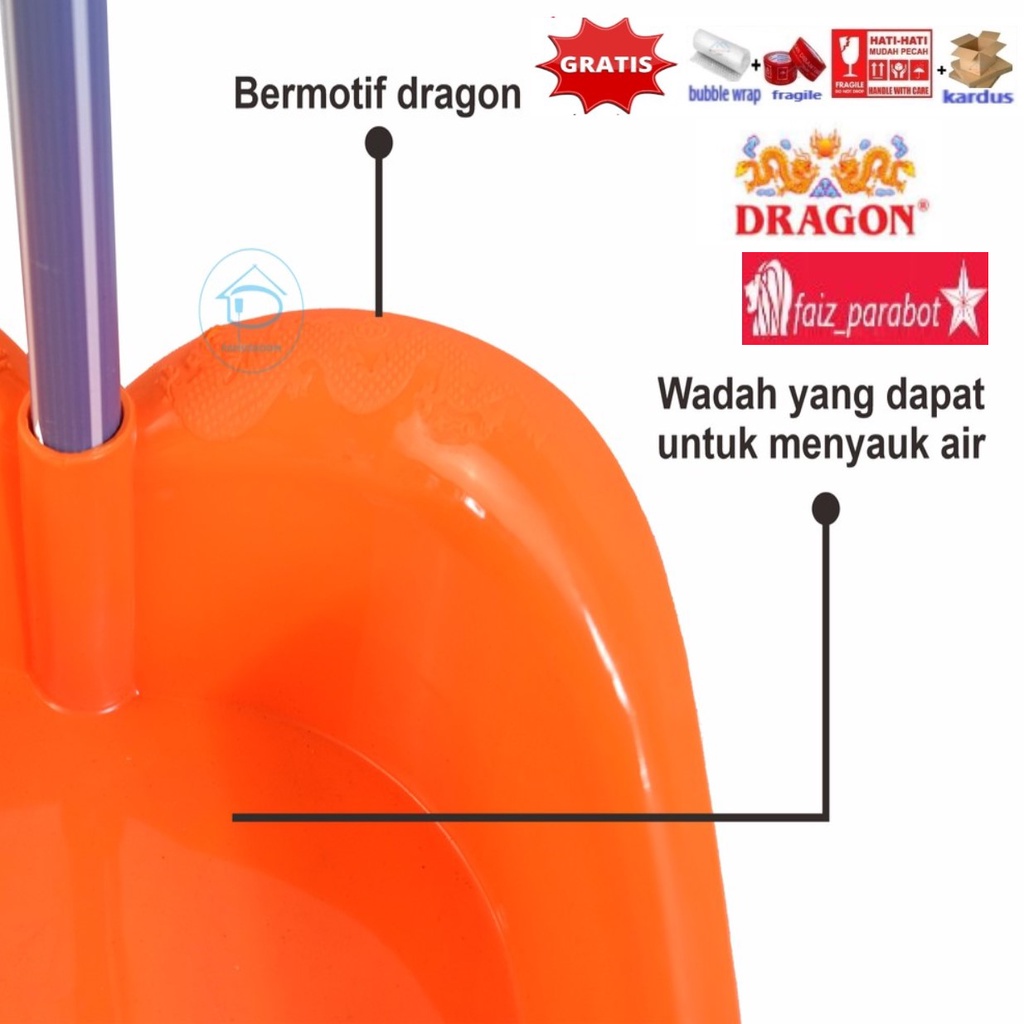 Pengki Florence R1 Dragon / Pengki Dragon / pengki plastik