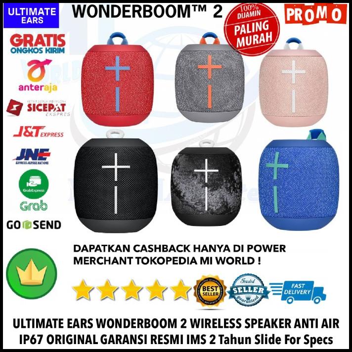 Ue Ultimate Ears Wonderboom 2 Wonderbom 2Gen Wonderboom2 Resmi Ims New