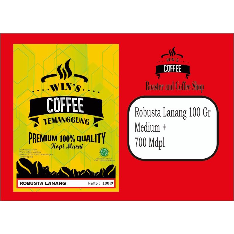

Robusta lanang premium