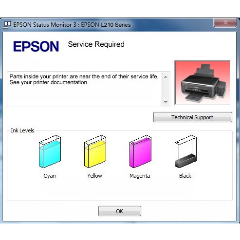 Promo WIC Resetter Epson L120, L130, L220, L310, L360, L365 Free 1 key