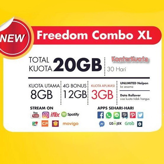 INJECT INDOSAT FREEDOM XL