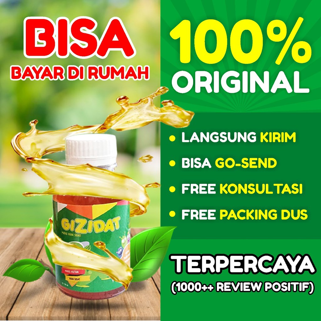 Gizidat Paket 50 Botol - Gizidat Madu Multivitamin Nutrisi Penambah Nafsu Makan & Berat Badan Penggemuk Alami Lancarkan Pencernaan Tingkatkan Daya Tahan Tubuh Anak Gijidat Isi 130ml-2