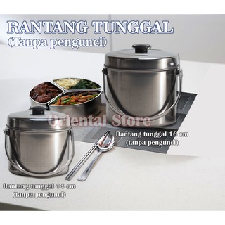 Jual Rantang Tunggal Stainless Cm Indonesia Shopee Indonesia