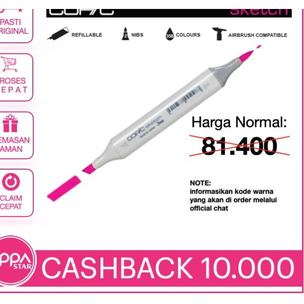 

➪ COPIC SKETCH Original Japan Marker ➦