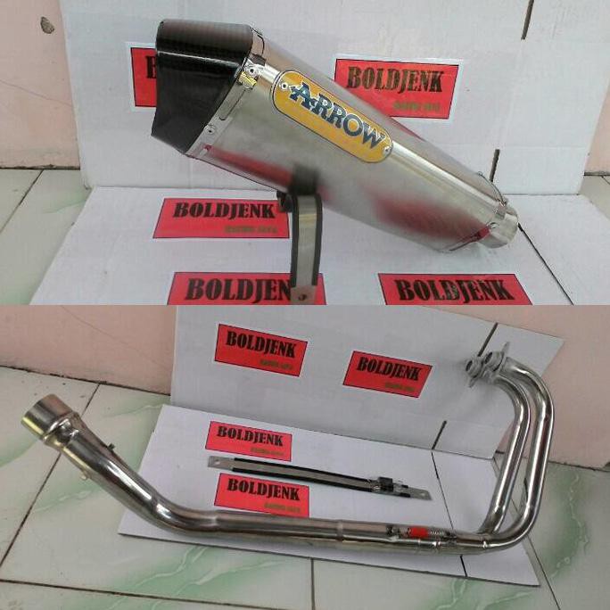 HOT Knalpot racing ARROW fullset Ninja250/Z250 dll DISKON