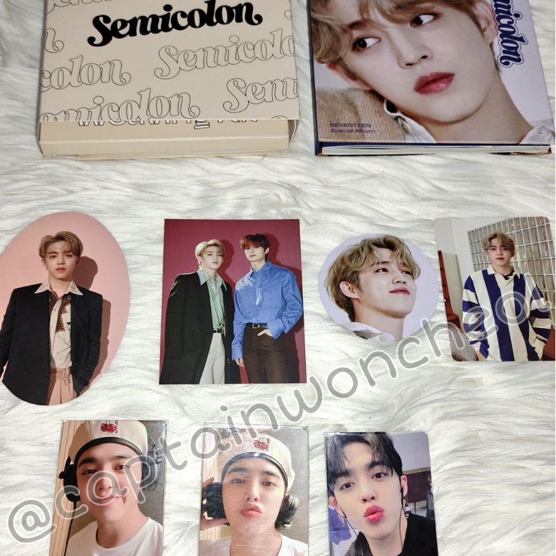 SEMICOLON ALBUM FULLSET [UNSEALED S.COUPS SET] + YIZHIYU BENEFIT PC // SCOUPS SEUNGCHEOL PHOTOCARD