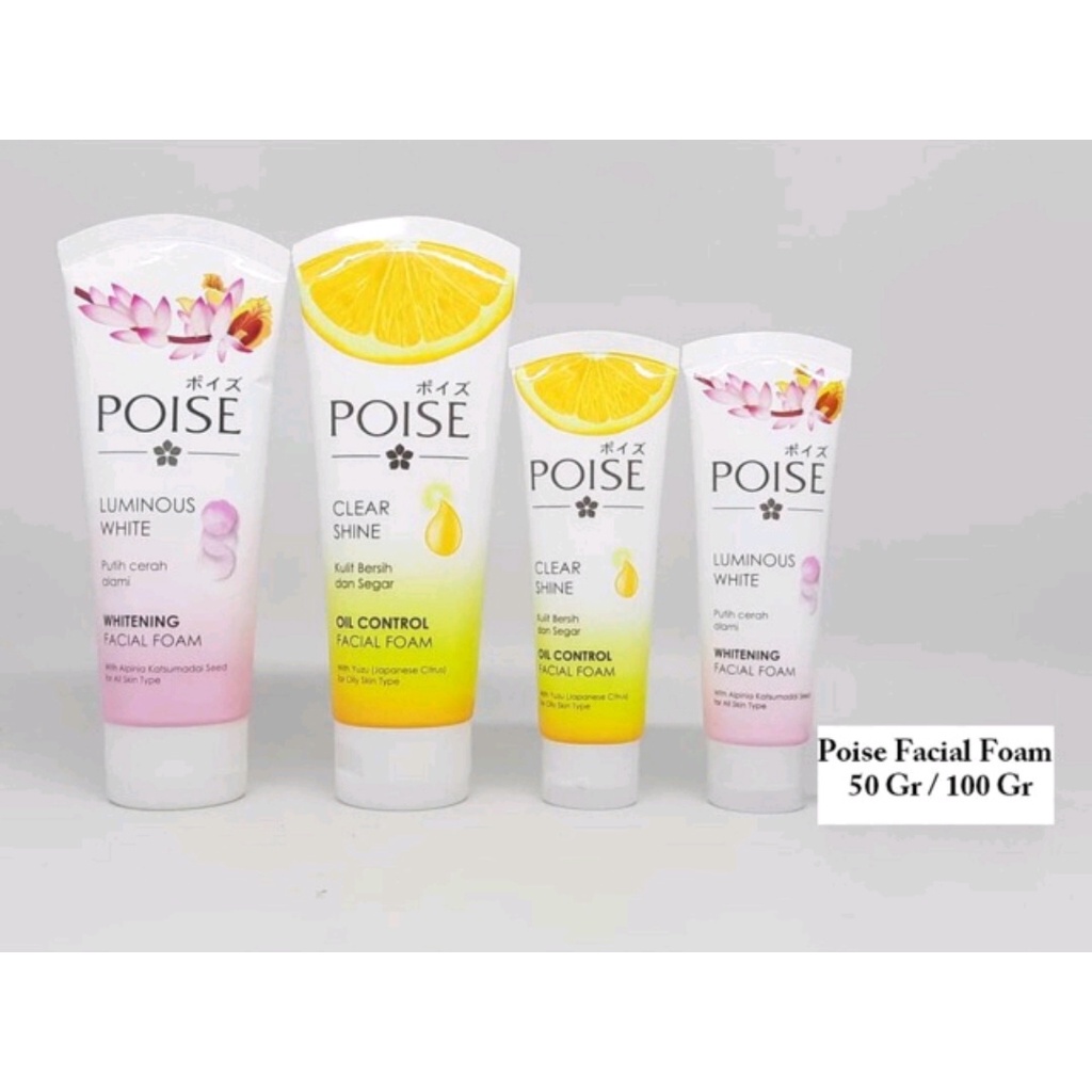 Poise Facial Foam 50g/100g (100% Original)