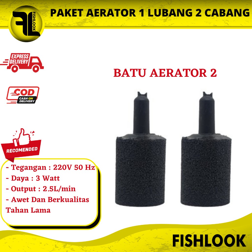 PAKET AERATOR AIRATOR GELEMBUNG UDARA 1 LUBANG 2 CABANG AQUARIUM AQUASCAPE LOBANG 1 ROSSTON AMARA NIKITA STAR