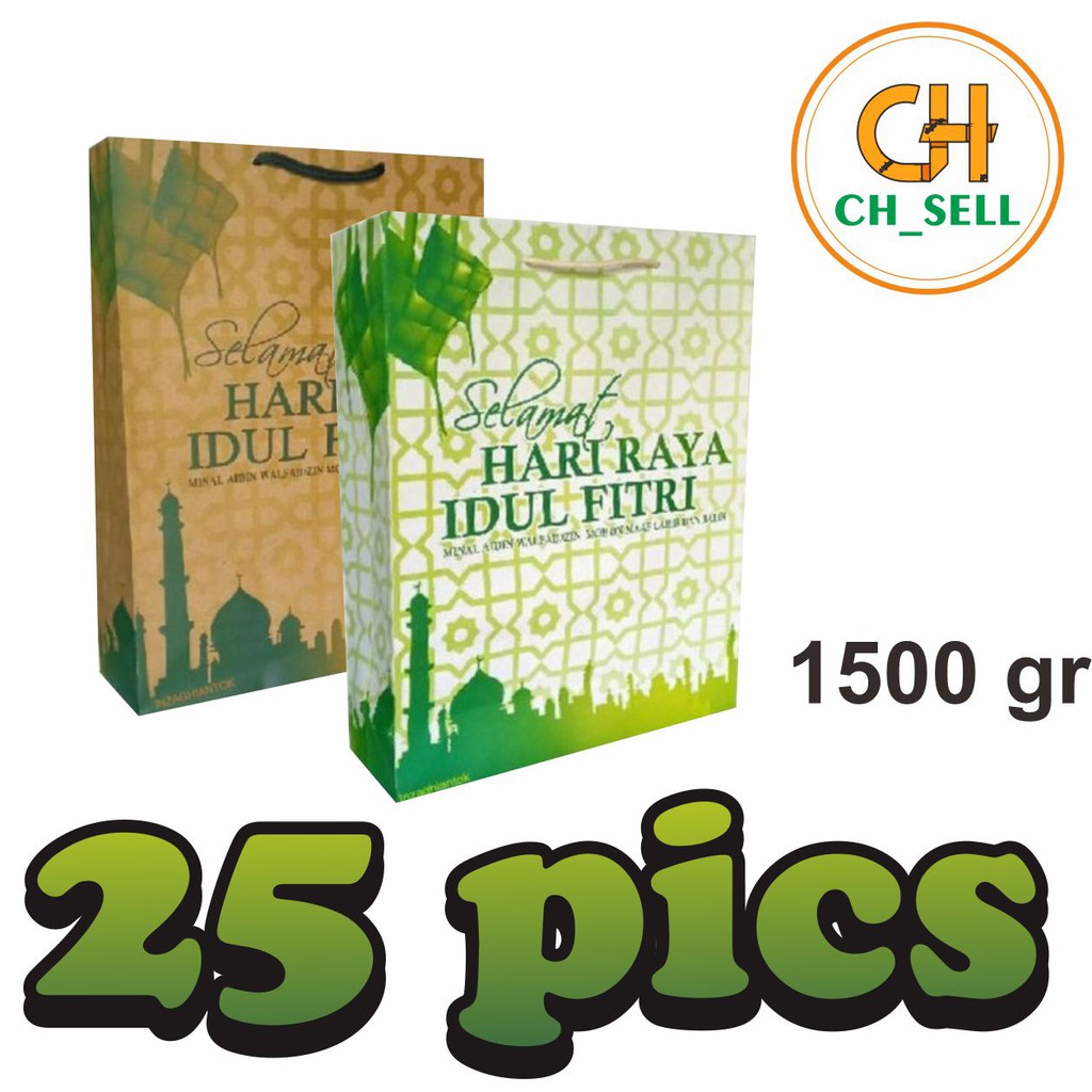 

Tas Paperbag Lebaran Isi 25 Pics