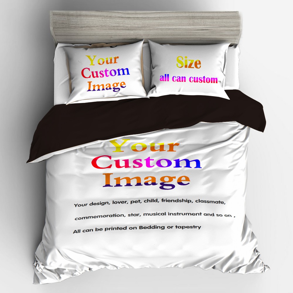 Bedding Set Duvet Cover Home 3 4pcs Customized 3d Digital Printing Custom Bedding Set Submit Shopee Indonesia