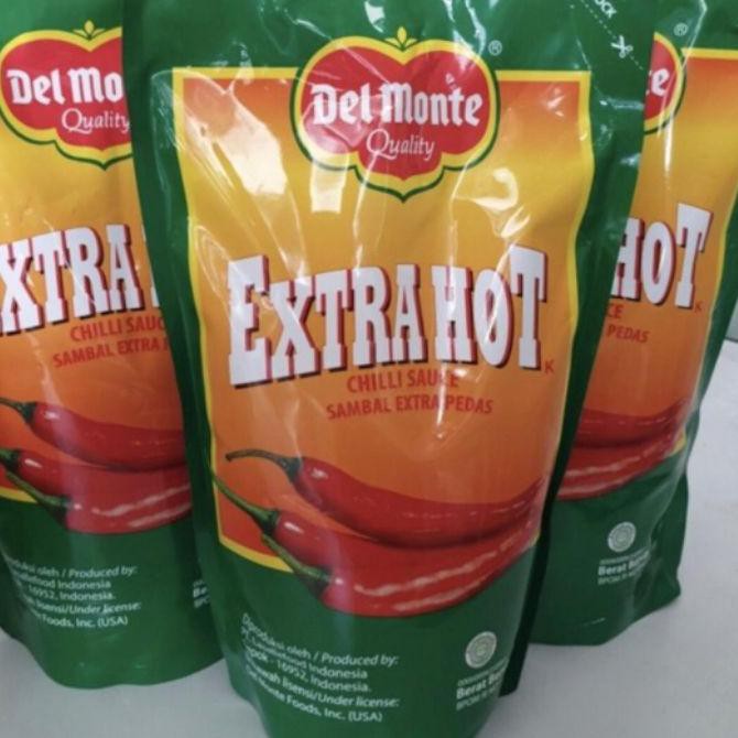 

3NY✸ HHH Saos sambel delmonte /extra hot / chilli sauce / kemasan 1kg Barang Baru