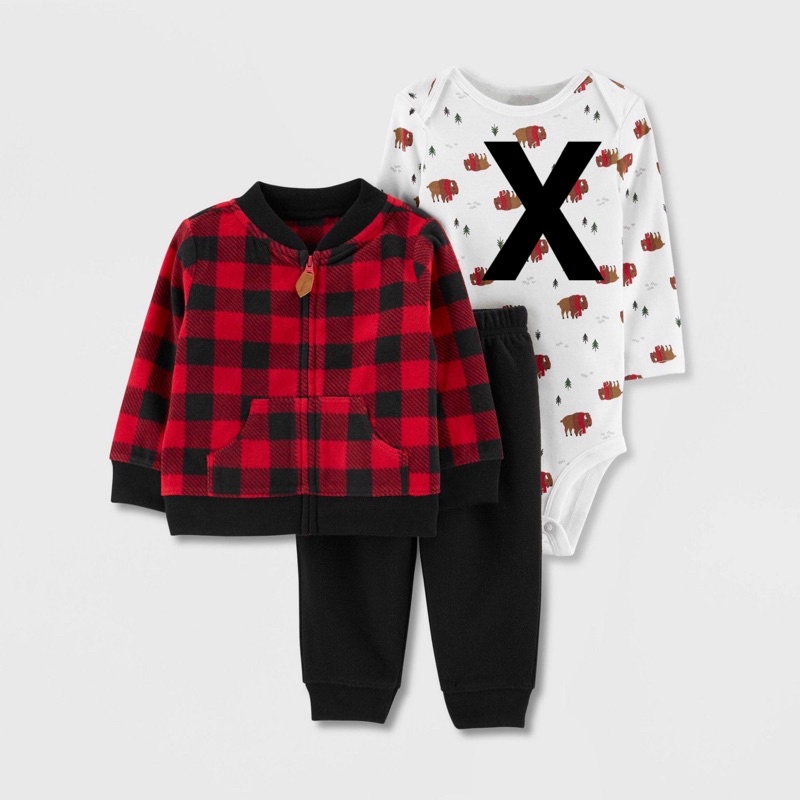 setelan jaket bayi laki laki crters-Jaket kotak