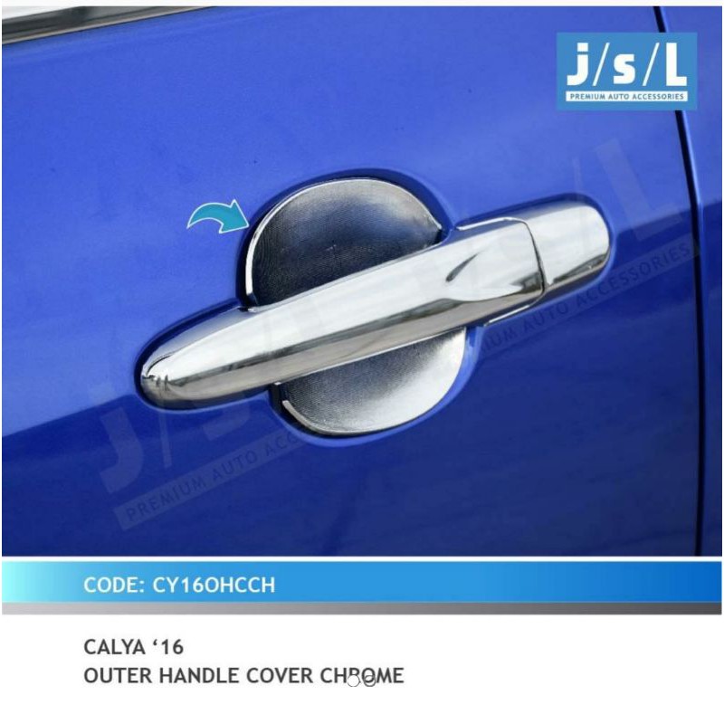 paket outer handle Calya Sigra 2016 2018 2020 2023 Chrome