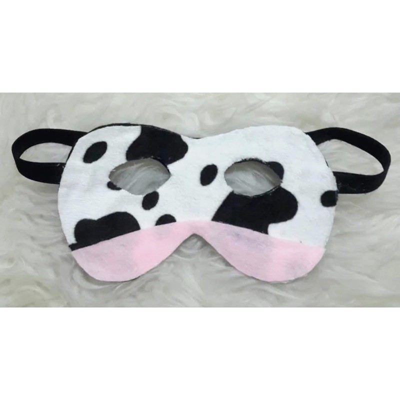 Topeng Sapi Kostum Karakter Hewan Sapi Bando Cow Topeng Flanel