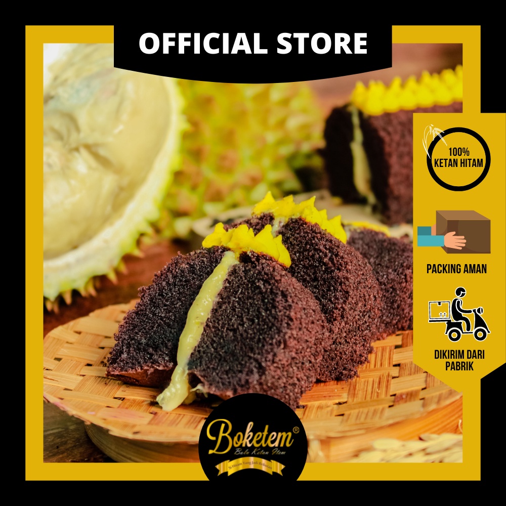 

Boketem - Bolu Ketan Hitam - Durian - Oleh Oleh Bandung
