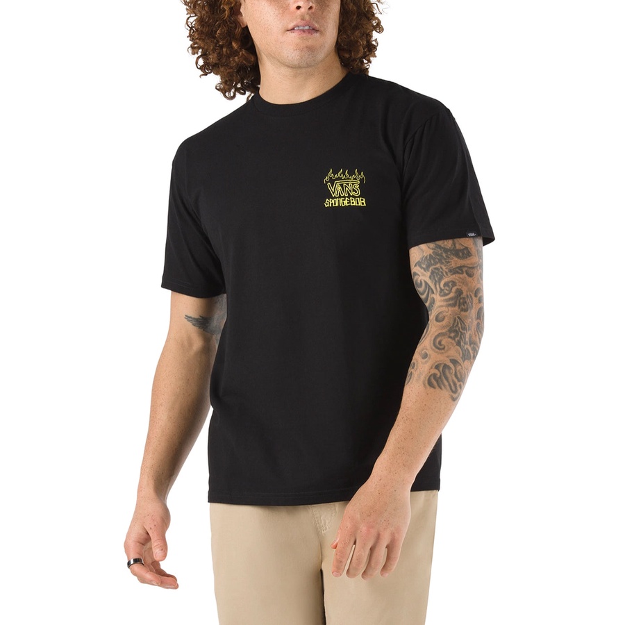 Kaos Vans Unisex Authentic - Vans X SpongeBob Men's Jump T-Shirt Authentic 100%