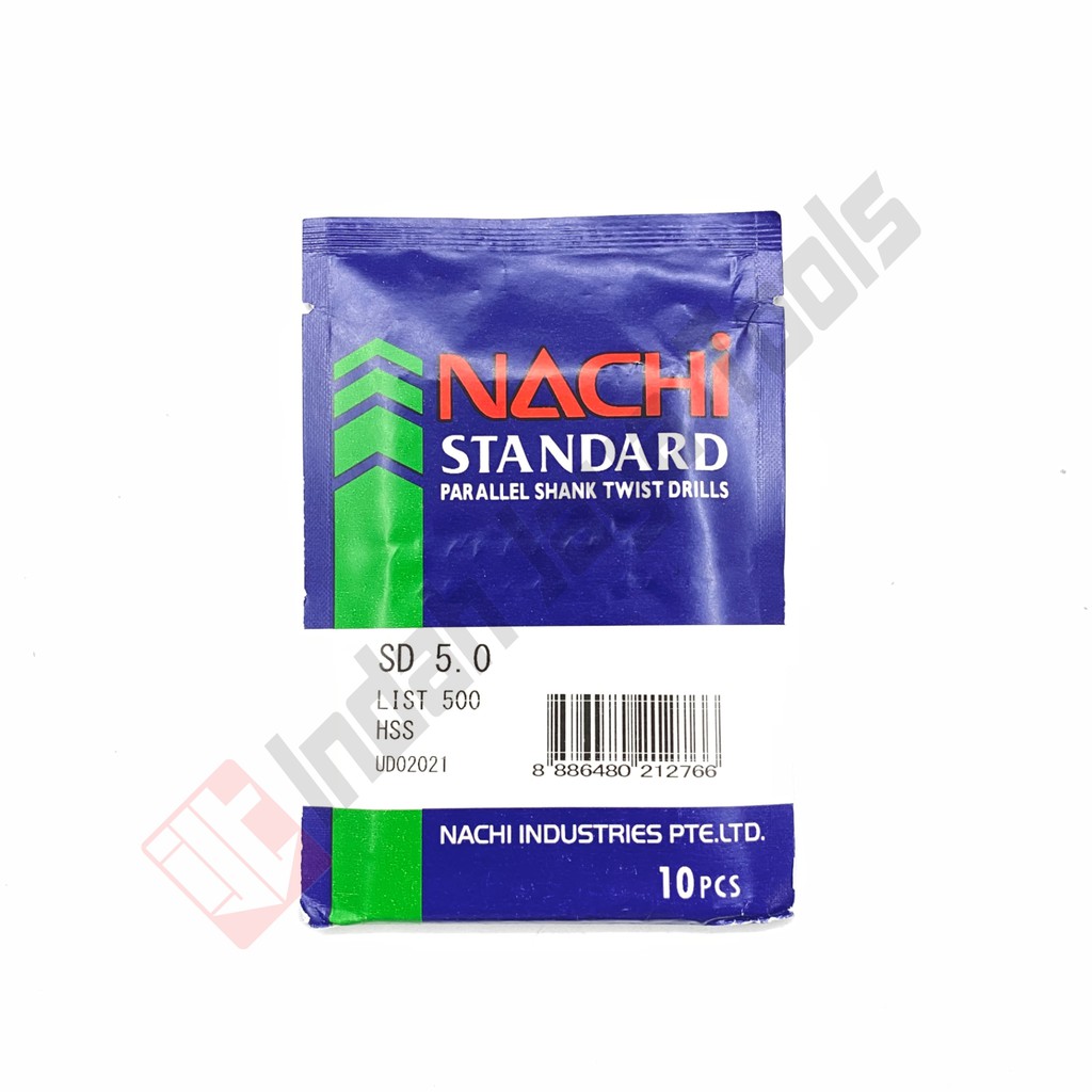 NACHI Mata Bor Besi 1 1.5 2 2.5 3 3.5 4 4.5 5 mm HSS ORIGINAL ASLI