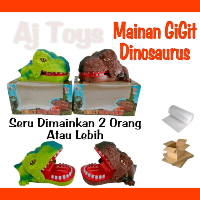 mainan buaya dinosaurus gigit jari mainan prank buaya gigi buaya buayaan murah LZ16