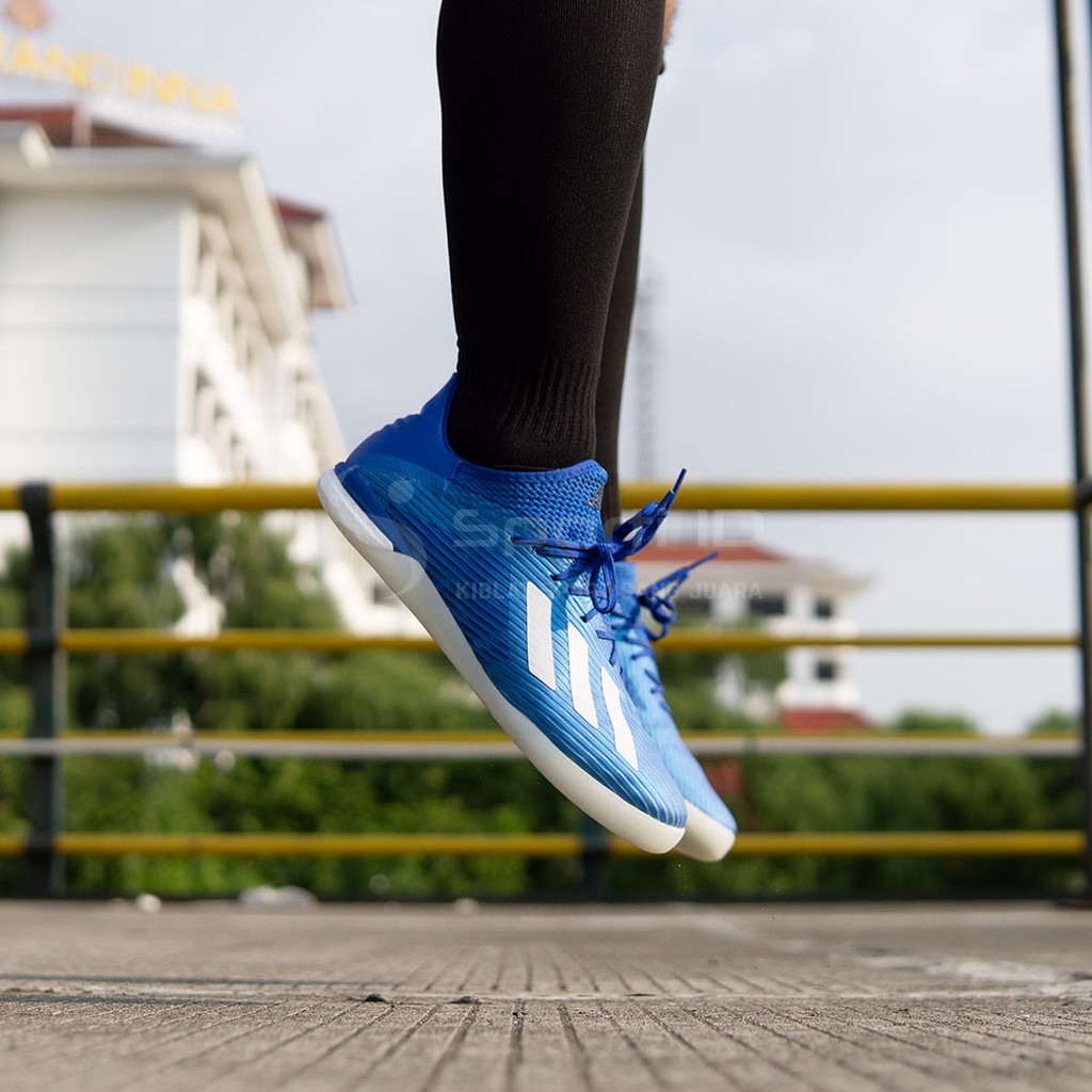 Sepatu Futsal Adidas X 19.1 IN - Royblue EG7134 Original