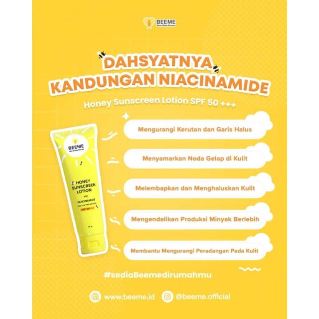 Beeme Sunscreen SPF 50 Sunscreen Anak Sunblock Anak