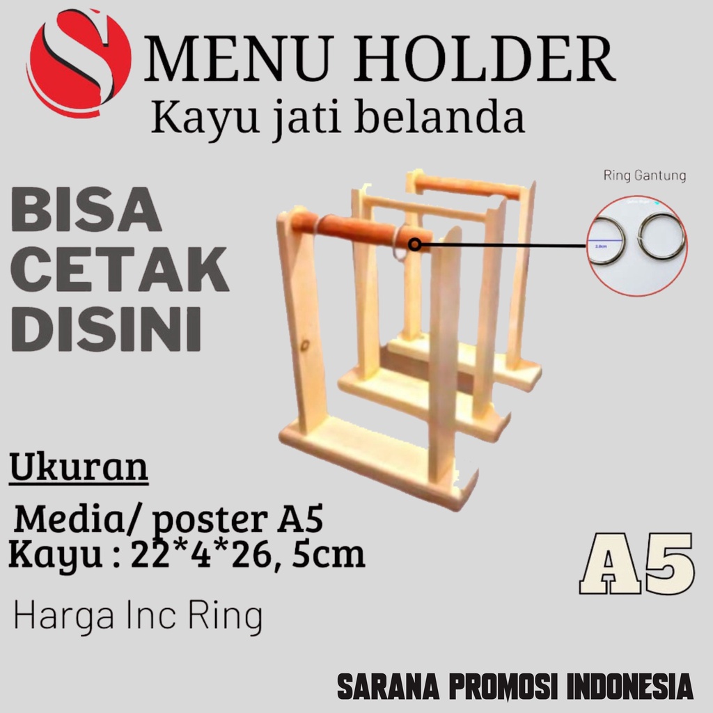 

Holder Gantung/Holder Kayu Gantung A5