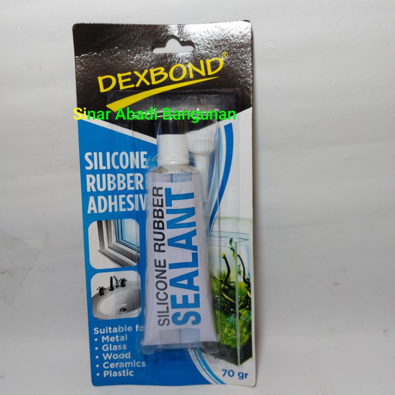 

LEM KACA/LEM SILICONE SEALANT TUBE LEM AQUARIUM 70GR