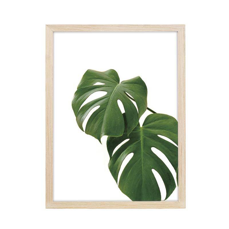 

JYSK Hiasan Dinding Murah Wall Decoration 30X40CM Double Leaves MDF Frame