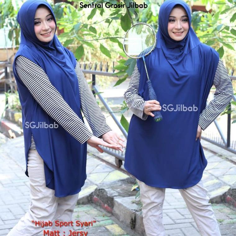 Hijab Bergo Sport Syari / Hijab Olahraga