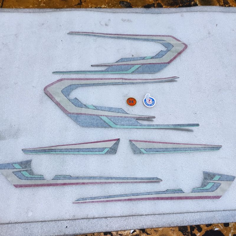 Stiker stripping striping decal graphic Yamaha Rx Special Spesial S RXS 115 1994 1995 ori original