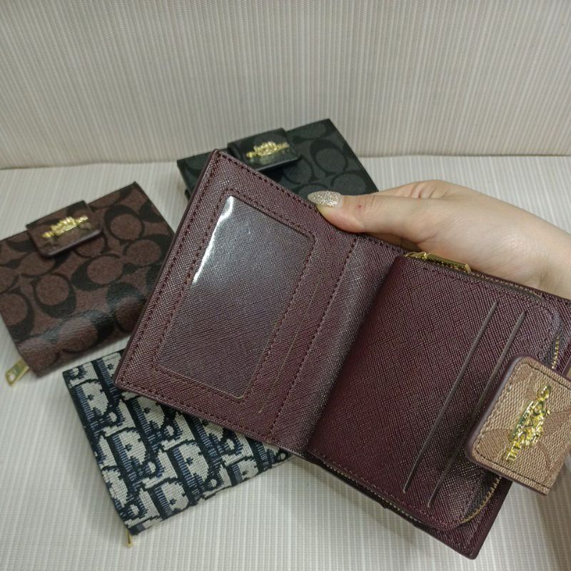 SALE !! Dompet kancing mini C'sgnature 2in1 banyak kartu