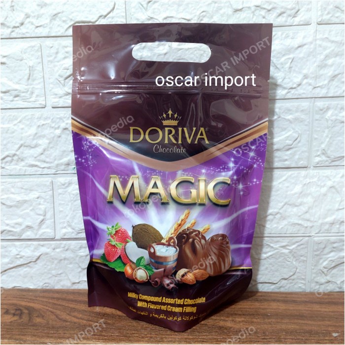 

Doriva Magic Chocolate Purple Bag 250g coklat halal Turki