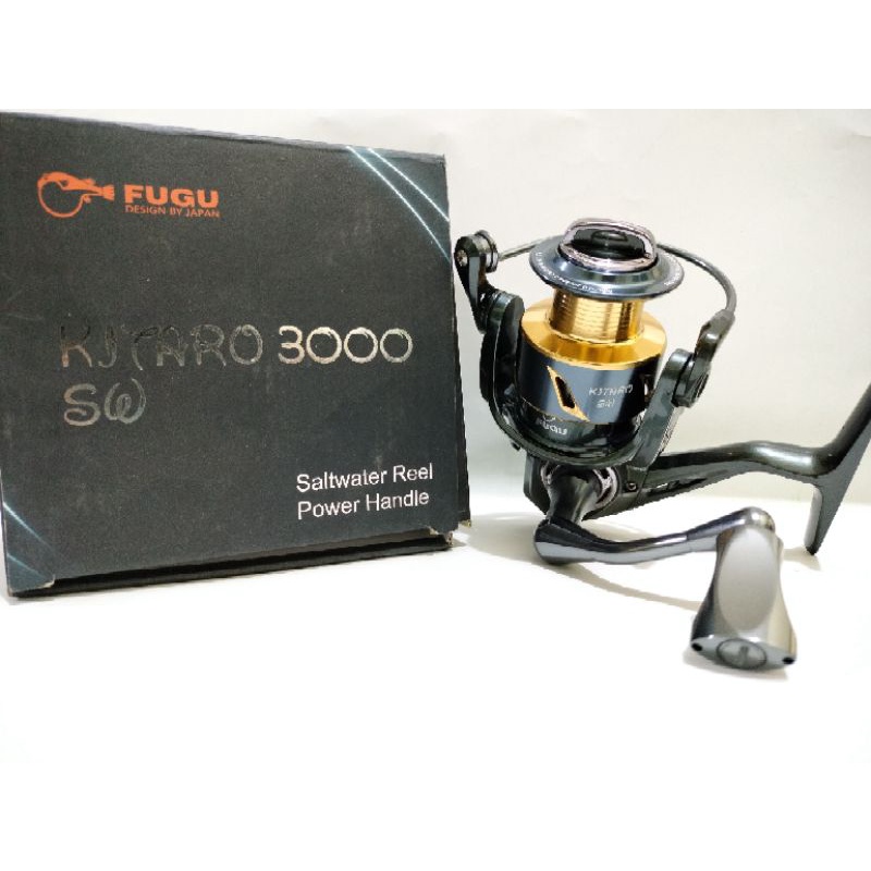 Reel Fugu Kitaro 3000 Spinning, Salt Water, Power Handle, Original